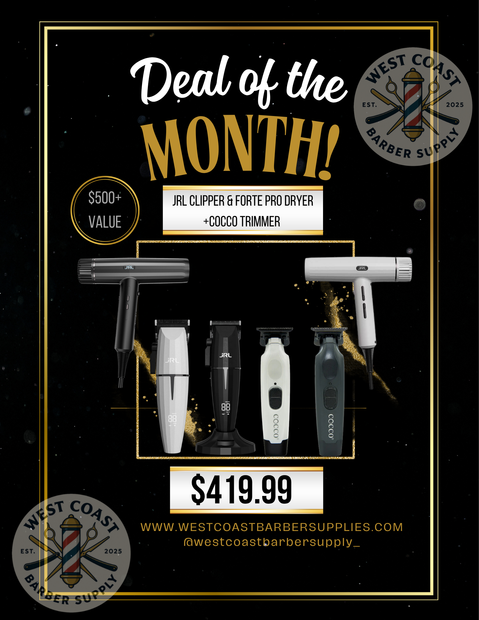 DEALS — Shop | Enhance Your Barber Toolkit Today — West Coast